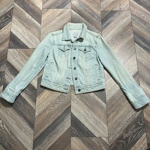 Light wash denim jacket